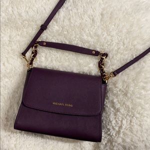 Deep Purple Michael Kors Crossbody Bag